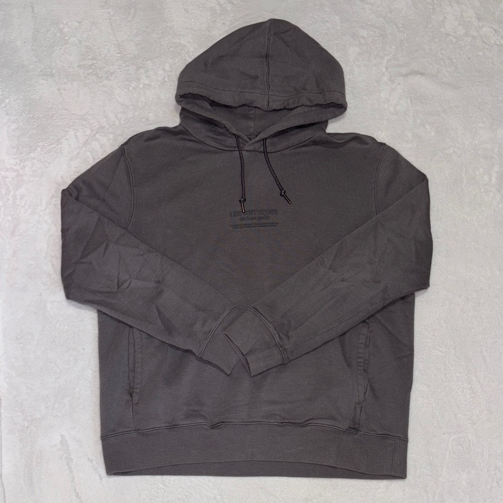 H&M Men's Gray Les Artisans Hoodie size large